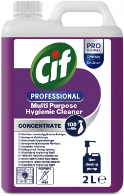 Detergent igienic Cif Profesional, multifunctional concentrate, 2L, Diversey